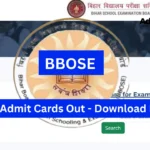 BBOSE Releases Dummy Admit Cards for Class 10 & 12