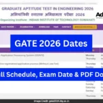 GATE 2026 Exam Dates