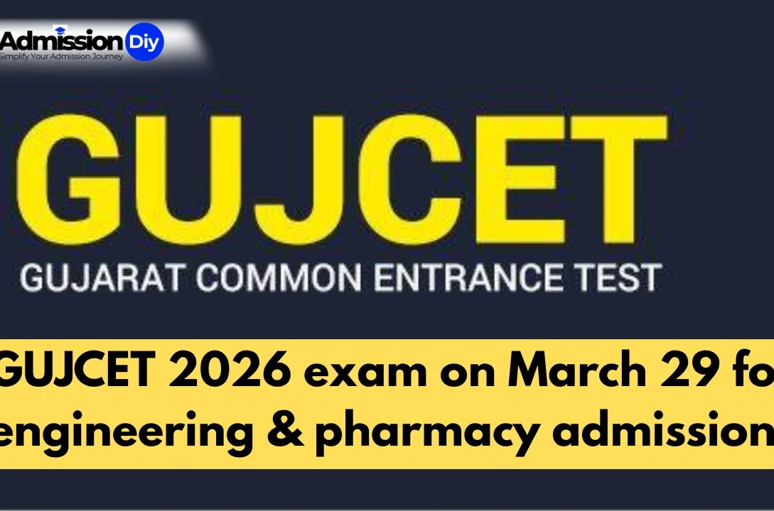 GUJCET 2026 exam on March 29 for engineering & pharmacy admissions