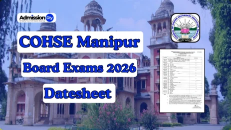 COHSE Manipur Board Exams 2026 Date Sheet