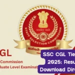 SSC CGL Tier 1 Exam 2025 Result Live, Download Directly Here