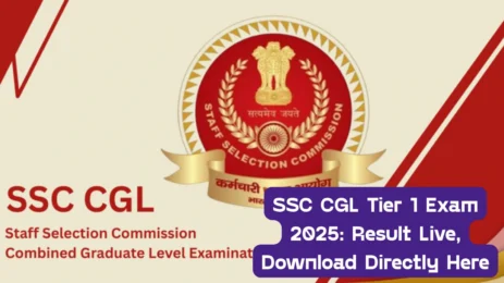 SSC CGL Tier 1 Exam 2025 Result Live, Download Directly Here