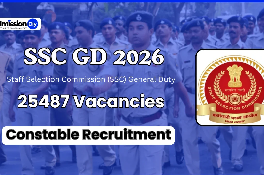 SSC GD 2026: Constable Recruitment Notification Out, 25487 Vacancies, Apply Now