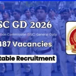 SSC GD 2026: Constable Recruitment Notification Out, 25487 Vacancies, Apply Now