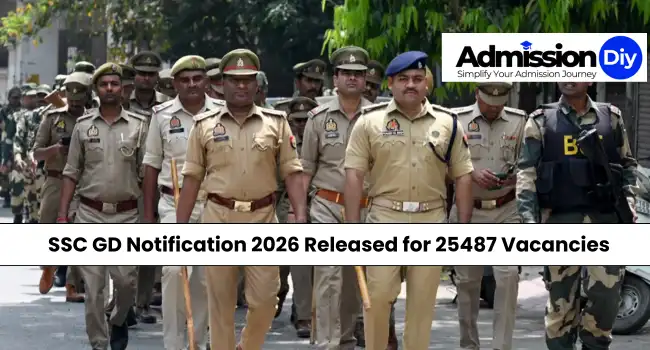 SSC GD Notification 2026