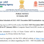 UGC NET 2025 Exam Schedule