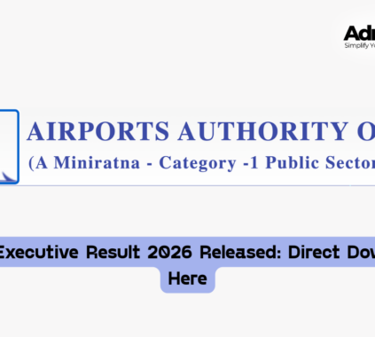 AAI Junior Executive Result 2026 Released Direct Download Link Here