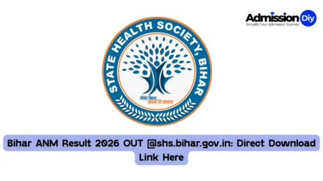 Bihar ANM Result 2026 OUT @shs.bihar.gov.in: Direct Download Link Here