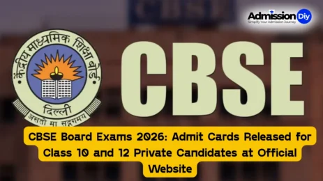 CBSE Board Exams 2026 Admit Cards Released for Class 10 and 12 Private Candidates at Official Website