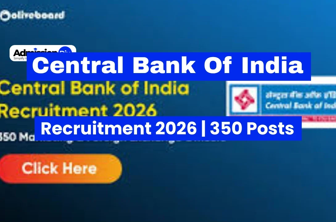 Central Bank Of India Recruitment 2026: Notification Out