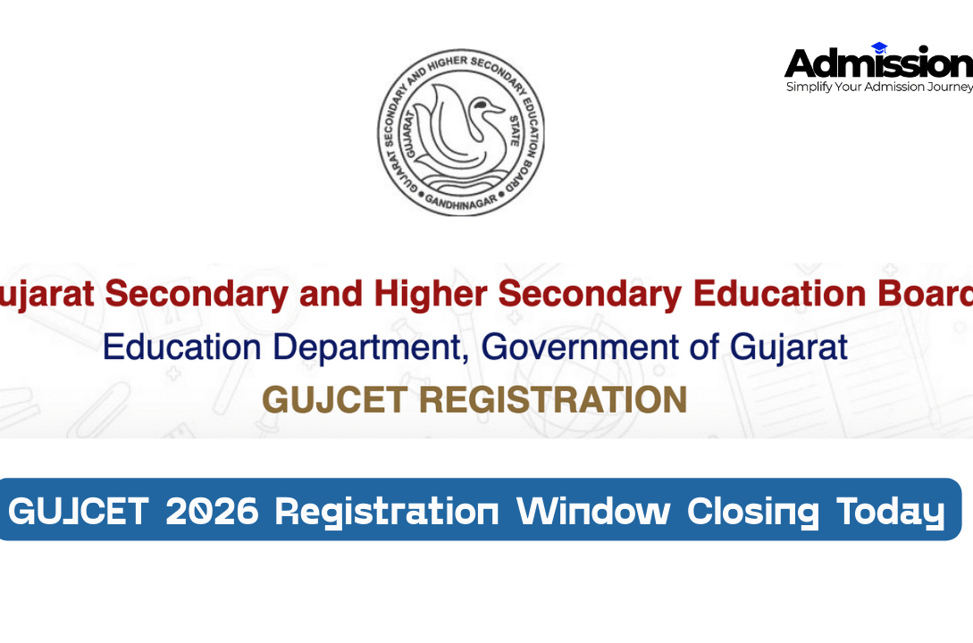 GUJCET 2026 Registration Window Closing Today