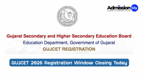 GUJCET 2026 Registration Window Closing Today