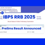 IBPS RRB Clerk Prelims Result 2025