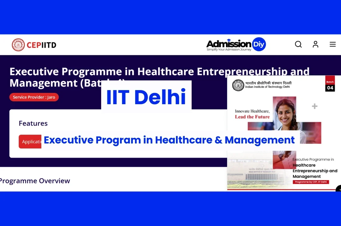 IIT Delhi Launches Executive Programme in Healthcare Entrepreneurship and Management