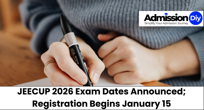 JEECUP 2026 Exam Dates