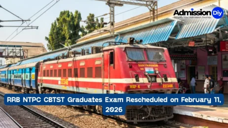 RRB NTPC CBTST Graduates Exam Rescheduled on February 11, 2026