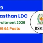 Rajasthan LDC Recruitment 2026