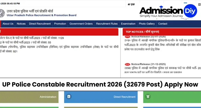 UP Police Constable Recruitment