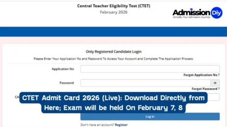CTET Admit Card 2026 (Live) Download Directly from Here; Exam will be held On February 7, 8