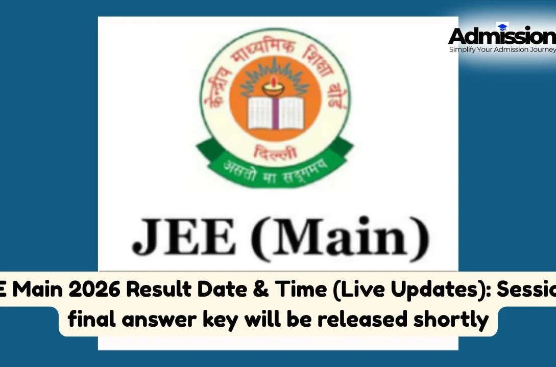 JEE Main 2026 Result Date & Time (Live Updates) Session 1 final answer key will be released shortly