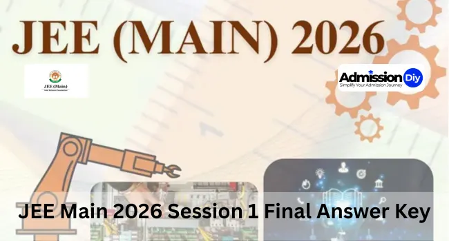 JEE Main 2026 Session 1 Final Answer Key