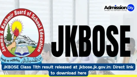 JKBOSE Class 11th result released at jkbose.jk.gov.in Direct link to download here