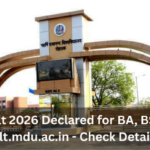 MDU Result 2026