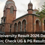 Madras University Result 2026