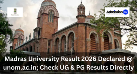 Madras University Result 2026