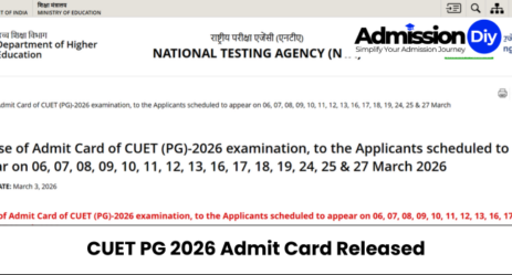 CUET PG 2026 Admit Card