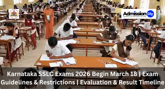 Karnataka SSLC Exams 2026