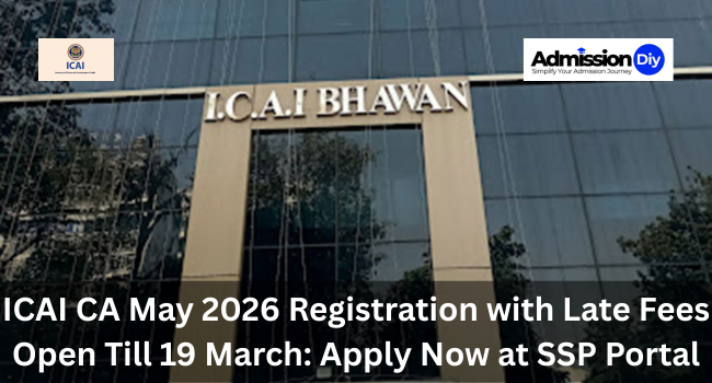 ICAI CA May 2026 Registration