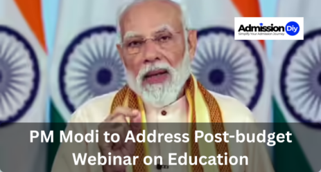 PM Modi to Address Post-budget webinar on Education