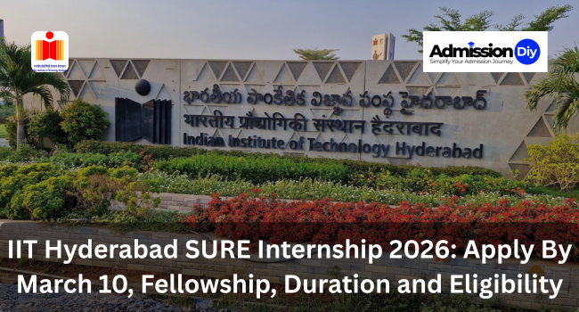 IIT Hyderabad SURE Internship 2026