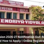 KVS Admission 2026-27