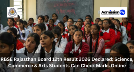 RBSE Rajasthan Board 12th Result 2026