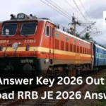 RRB JE Answer Key 2026