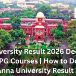 Anna University Result 2026