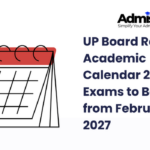 UP Board Release academic calendar