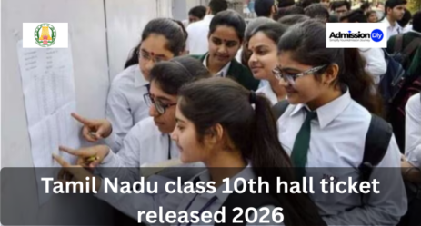 Tamil Nadu SSLC Hall Ticket 2026
