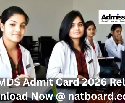 NEET MDS Admit Card 2026 download at natboard.edu.in for May 2 exam
