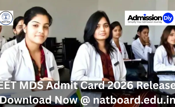 NEET MDS Admit Card 2026 download at natboard.edu.in for May 2 exam