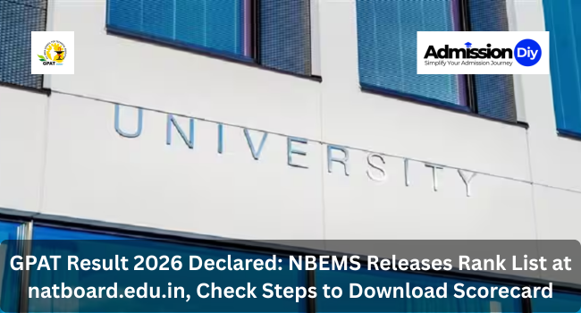 GPAT Result 2026 Declared