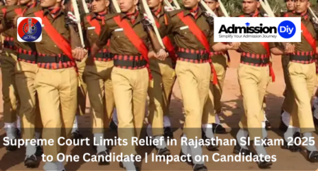 Rajasthan SI Exam 2025