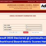 JAC 10th Result 2026