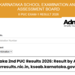 KESAB Karnataka 2nd PUC Results 2026