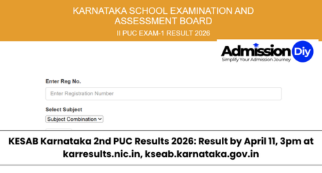 KESAB Karnataka 2nd PUC Results 2026