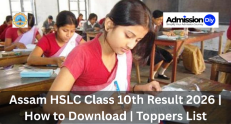 Assam HSLC Class 10th Result 2026