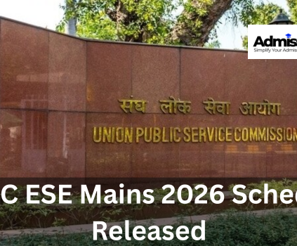 UPSC ESE Mains 2026 Schedule Released