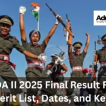 UPSC NDA II 2025 Final Result Released